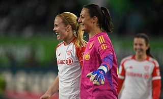 Torhüterin Maria Luisa Grohs war die Münchner Heldin im Pokal-Halbfinale. - Swen Pförtner/dpa/Archivbild
