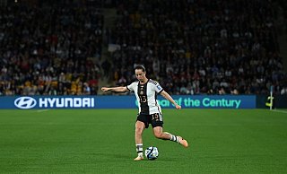 Sara Däbritz fällt für die Nations-League-Spiele gegen Dänemark und Island aus. - Sebastian Christoph Gollnow/dpa