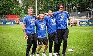 Partystimmung: Mit einem Sieg gegen die U23 von Fortuna Düsseldorf schafft der SC Wiedenbrück den vorzeitigen Klassenerhalt. - Marina Brüning