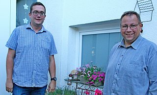 Nils Goedeke (links) und Thomas Jahn setzen sich dafür ein, dass in Leopoldshöhe weiterhin eine starke sozialdemokratische Handschrift erkennbar ist. - Knut Dinter