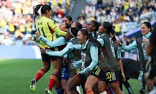 Auch der nächste DFB-Gegner Kolumbien startete mit einem Sieg in die WM. - Sophie Ralph/FR171993 AP/dpa