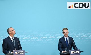 Die Führungsgremien von CDU und CSU haben die Kanzlerkandidatur von Merz einhellig bestätigt. - Sebastian Christoph Gollnow/dpa