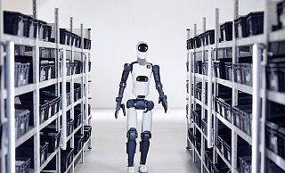 Der humanoide Roboter Agile One soll ab Anfang 2026 bei München in Serie produziert werden. (Handout) - Agile Robots/dpa