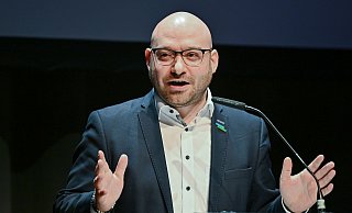 «Als Amtsträger muss man heutzutage damit rechnen, dass man auch mal Morddrohungen bekommt», sagt René Wilke (Die Linke), Oberbürgermeister der Stadt Frankfurt (Oder). - Patrick Pleul/dpa