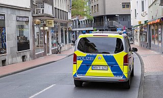 Die Paderborner Polizei kontrolliert vor allem an Wochenenden und zu Feiertagen in der Innenstadt. - Niklas Tüns (Archiv)