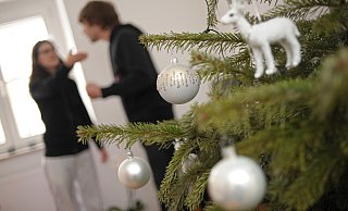 Das falsche Thema an Weihnachten kann schnell Streit mit Familienmitgliedern auslösen. - Andreas Gebert/dpa
