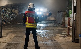Gegen 3.30 Uhr morgens ging bei der Firma Suez der Brandmelder los. - Christian Mathiesen