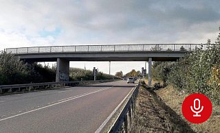 Unter einer Brücke auf der B64 wurde Nadine F. mit schwersten Verletzungen von einem Autofahrer gefunden. - Straßen NRW