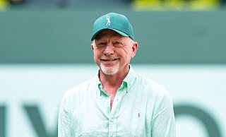 "Am Wochenende geht was in Gütersloh", verspricht Weltstar Boris Becker in einem aktuellen Radiospot. - David Inderlied/dpa