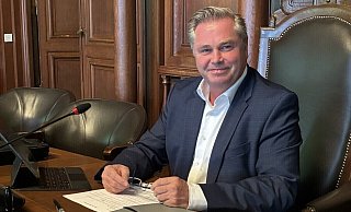 Bürgermeister Tim Kähler lobte im Haupt- und Finanzausschuss ausdrücklich die Arbeit der Marketinggesellschaft Pro Herford. - Matthias Bungeroth