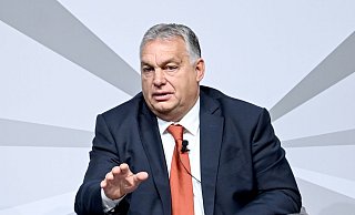 Ungarns Ministerpräsident Viktor Orban setzt auf Donald Trump. - Britta Pedersen/dpa