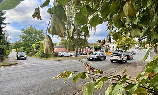 Im Zentrum Nordborchens soll demnächst ein Kreisel für Ordnung im Verkehr sorgen. Nach den Planungen wird das Bauwerk eine ovale Form bekommen. - Jens Reddeker