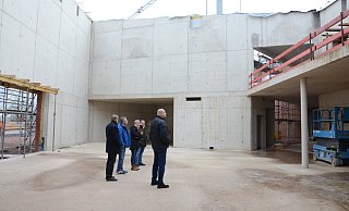 Die künftige Aula der Rahdener Sekundarschule bietet rund 250 Plätze und wird multifunktional genutzt. - Joern Spreen-Ledebur