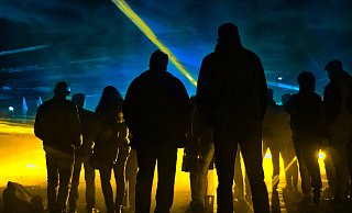 In der Stadt Verl wurde zum Jahreswechsel erstmals eine Lasershow gezeigt. Ziehen andere Kommunen nach? - NW