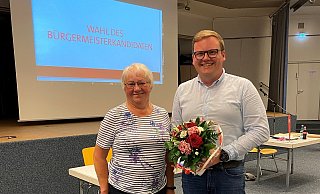 Marlotte Oestreich leitete die Versammlung, in der Marvin Schrodke zum SPD-Bürgermeisterkandidaten gewählt wurde. - SPD