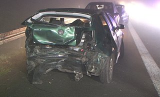 Die Polizei musste zu einem Auffahrunfall auf der A 30 ausrücken. Dabei behinderte dichter Nebel die Retter. - tw-news