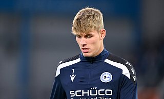 Julian Kania hat in der Rückrunde für Arminia noch kein Spiel von Beginn an bestritten. Zweimal kam er gar nicht zum Einsatz, dreimal wurde er eingewechselt. - Teresa Kroeger