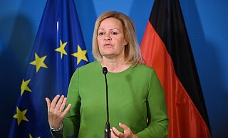 Bundesinnenministerin Nancy Faeser ist auch für den Sport zuständig. - Britta Pedersen/dpa