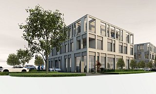Etwa 120 Wohnungen, eine Kita und ein Büro- und Geschäftshaus sollen in Avenwedde entstehen. - Tassikas