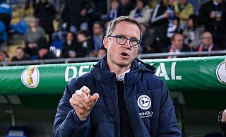 Ein bisschen mehr Spielraum bieten die Pokaleinnahmen dem DSC Arminia um seinen Sport-Geschäftsführer Michael Mutzel. - Teresa Kroeger