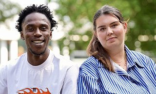 Cyprian Idowu und Sarah Höner begeistern Millionen auf Tiktok mit ihrer außergewöhnlichen Liebesgeschichte. - Peter Unger