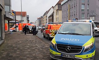 Frontalzusammenstoß auf der Jöllenbecker Straße. - Charlotte Mahncke