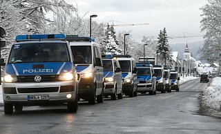 Am vergangenen Sonntag waren zahlreiche Polizisten in Winterberg unterwegs. - AFP
