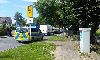 Ort des Geschehens: Die Detmolder Straße (Landesstraße 954). - Privat