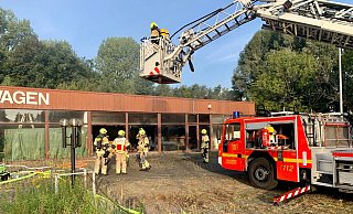 In Sennelager kam es am Sonntagmorgen zu einem Feuerwehreinsatz. - Ralph Meyer