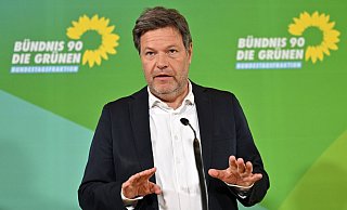 Will «in einer Fortschrittskoalition» nicht allein «für den Fortschritt verantwortlich» sein: Bundeswirtschaftsminister Robert Habeck. - Martin Schutt/dpa