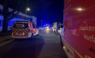 Der Einsatz fand an einer Stichstraße der Detmolder Straße in Hillegossen statt. - Paul Brinkmann