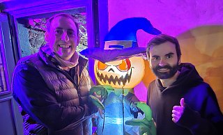 Marc Amiri (l.) vom Felis 54 und Kunstwerk-Betreiber Alexander Breuer haben für die Lübbecker Gastro- und Partyszene noch einiges vor. - Alexandra Stratmeier