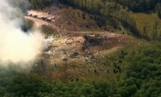 Medien berichten von Toten nach der Explosion. - Uncredited/WTVF-TV/AP/dpa