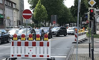 Der Liboriberg ist aktuell zwischen Westerntor und Kasseler Tor in eine Richtung befahrbar. - Marc Schröder