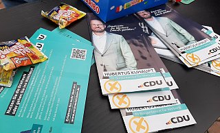 Wahlflyer der Warburger CDU. - Dieter Scholz Wahlflyer der Warburger CDU. - Dieter Scholz