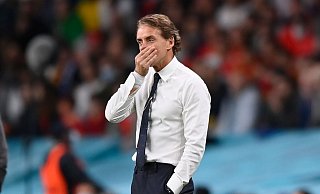 Bereitet sein Team in heimischen Gefilden auf das EM-Finale in Wembley vor: Italien-Coach Roberto Mancini. - Foto: Fabio Ferrari/LaPresse via ZUMA Press/dpa