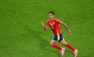 Rodri ist die zentrale Figur in Spaniens EM-Team - und schießt auch wichtige Tore. - David Inderlied/dpa