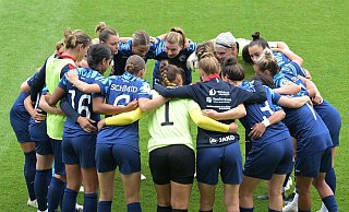 Die Frauenmannschaft des FFC Turbine Potsdam schafften den direkten Wiederaufstieg. - Michael Bahlo/dpa