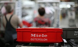 Das Unternehmen Miele in Gütersloh reagiert mit einer neuen Produktidee auf die Pandemie. - picture alliance / dpa