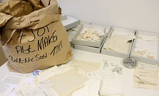 Zerrissene Dokumente der Stasi. Beim Zusammenbruch der DDR wurde noch versucht, die Beweise für Bespitzelung und Einschüchterung zu vernichten. - Foto: Philipp Brandstädter/dpa