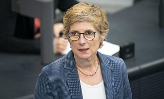 "Konservativ? Das wird uns ja gerne mal zugeschrieben", sagt die Bielefelder Bundestagsabgeordnete Britta Haßelmann. - picture alliance/dpa