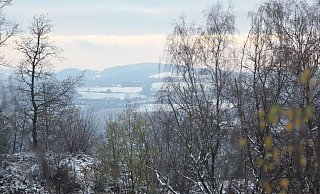 In Vlotho hatte es über Nacht geschneit. - Ellen Meise