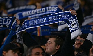 Der Heimbereich der Schüco-Arena ist auch gegen die SV Elversberg restlos ausverkauft. - Teresa Kroeger