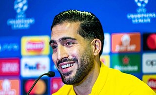 Vor dem Achtelfinal-Rückspiel in der Champions League gegen FC Chelsea, spricht Borussia Dortmunds Emre Can mit Journalisten. - David Inderlied/dpa