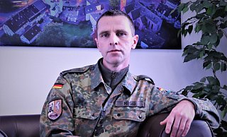 Michael Mosig ist neuer Kommandeur des ABC-Abwehr-Bataillons in Höxter, das zum Regiment werden soll. - David Schellenberg