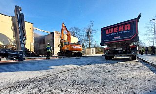 Achtung: Ausflockungen des chemischen Stoffes Calciumhypochlorit sind im betroffenen Gebiet rund um die Liebigstraße in Steinhagen vorhanden. - Andreas Frücht
