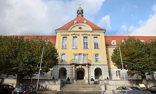 Im Großen Sitzungssaal des Rathauses tagt regelmäßig der Stadtrat. Die konstituierende Sitzung des neuen Gremiums ist für den 6. November geplant. - Frank-Michael Kiel-Steinkamp