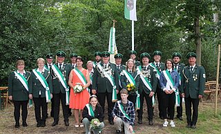 Der neue Hofstaat des Schützenvereins Varlheide. - Klaus Frensing