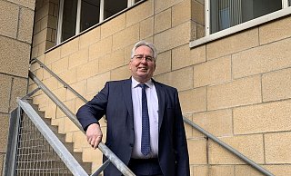 Landrat Jürgen Müller blickt mit seinem Team von Kreishaus erneut auf ein Jahr 2021 zurück, das in nahezu allen Bereichen geprägt war von der Corona-Pandemie. Er schaut aber sehr optimistisch auf das neue Jahr und hat auch einige Wünsche für den Kreis in 2022. - Natalie Gottwald