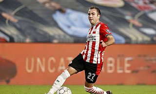 Spielt im Eindhoven-Trikot stark auf: Mario Götze. - Foto: Maurice Van Steen/ANP/dpa